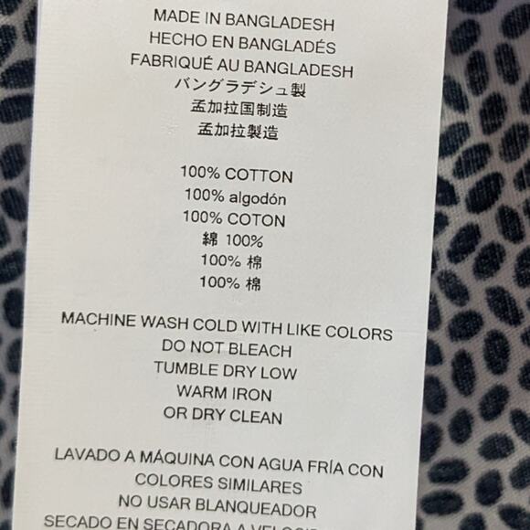 Michael Kors mens button down shirt black and white size S - Picture 8 of 8